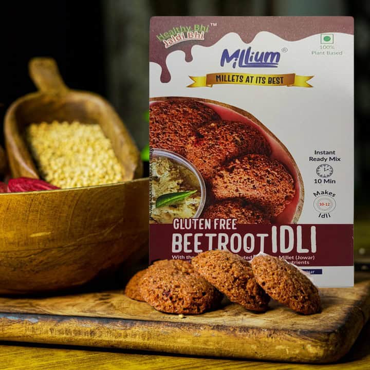 Beetroot Idli
