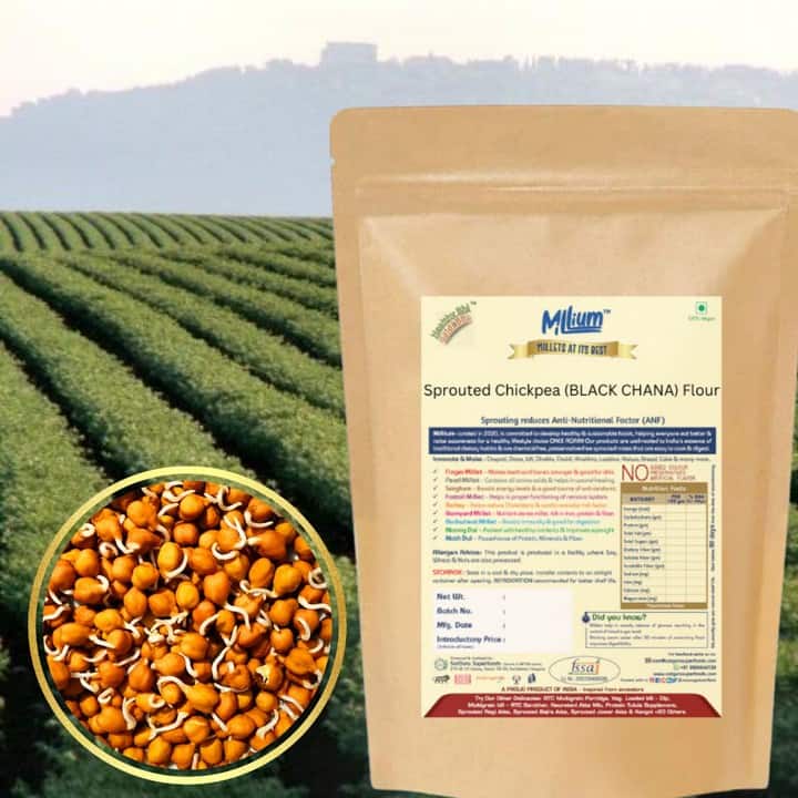 Sprouted Chickpea (Black chana) flour