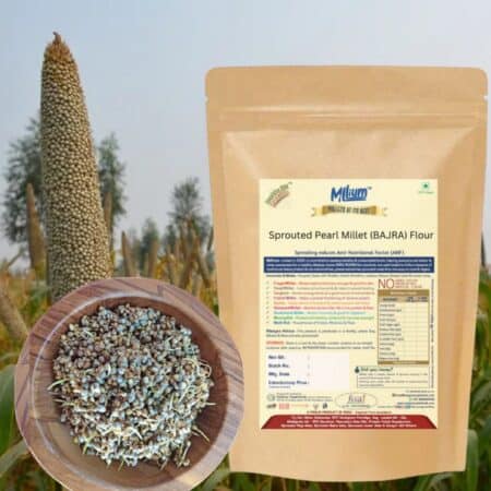 Sprouted Pearl Millet (Bajra) flour