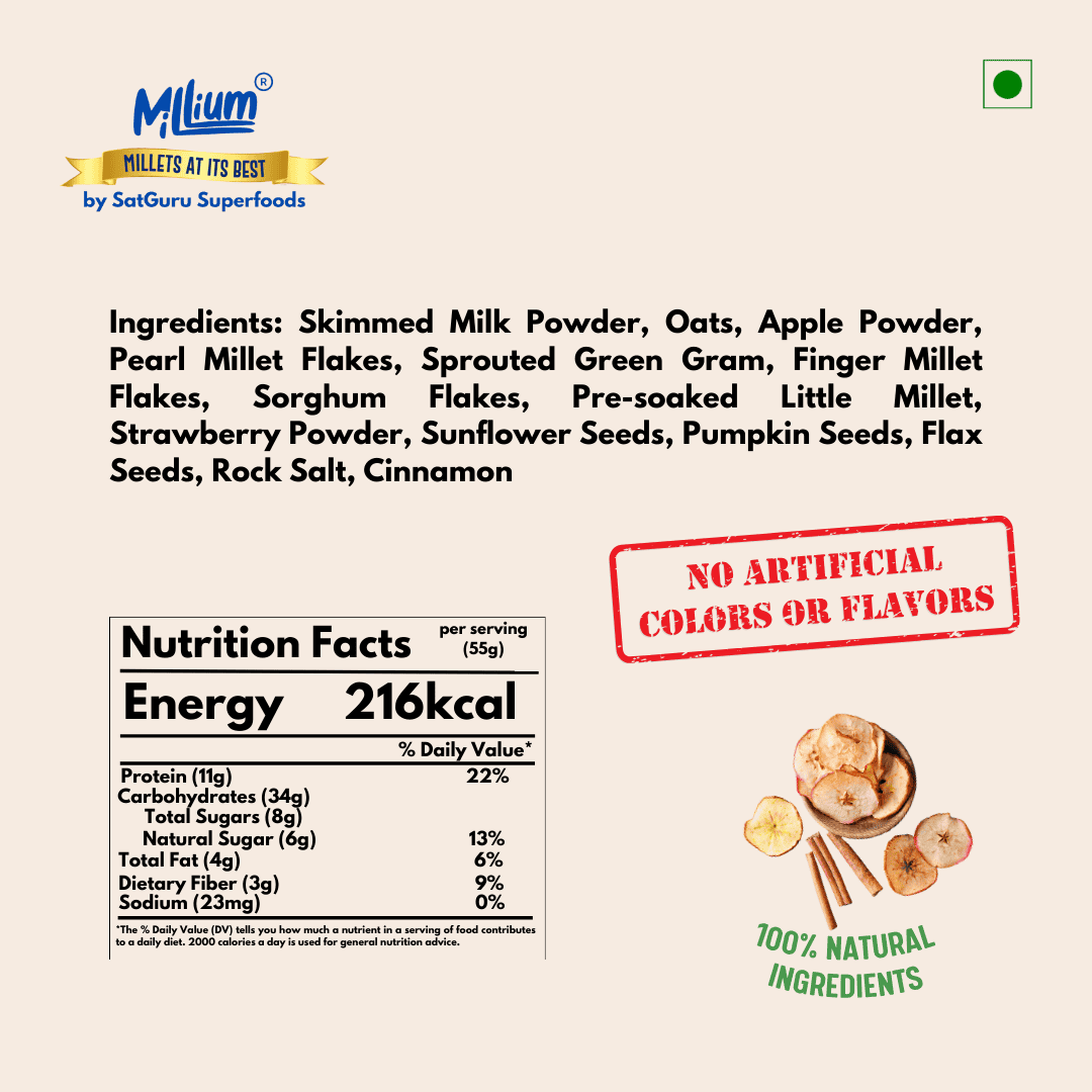 Millet-Oat-Meal (Apple Instant Porridge) - Image 4