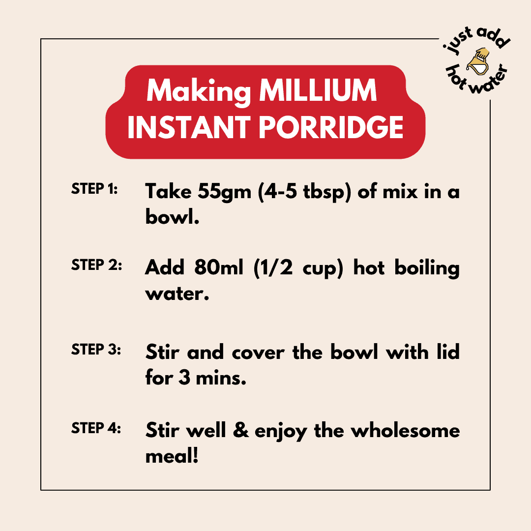 Millet-Oat-Meal (Apple Instant Porridge) - Image 3